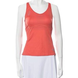 The North Face V-Neck Sleeveless Top Size: XS Color: Orange / Salmon Pink